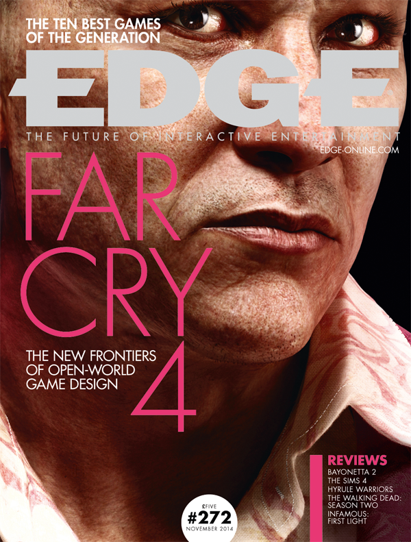 Une image de Digital Dimension fait à nouveau la couverture du Edge Magazine pour la sortie à venir du jeu Far Cry 4 d’Ubisoft